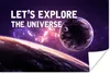 MuchoWow® Poster Zitate - 'Lass uns das Universum Produktbild-Vorschau 1