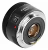 Close-up view of the rear of a Canon 50mm lens. Náhľad obrázku produktu