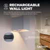 Ledvion 2er Set Wandlampe Innen / Aussen sensor Akku IP44 Produktbild-Vorschau 2