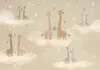 Vlies Fototapete - Giraffes in Love 400x280 cm Für Kinder Produktbild-Vorschau 5