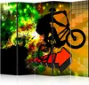 5-teiliger Doppelseitiger Vlies Paravent - Bicycle Tricks Produktbild-Vorschau 1