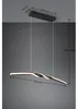 Suspension LED, métal, noir, réglable en hauteur, H 150 cm Voir les images du produit 10