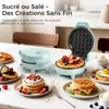 YASHE Mini gaufrier ABW59C, 550 W, plaque 10 cm, Voir les images du produit 7