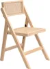 HOMLA VERDURA Holzklappstuhl mit Naturrattan 46x52x80 cm Produktbild-Vorschau 1