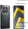 Hülle für Xiaomi POCO M8 5G mit 2 Displayschutzfolien aus Produktbild-Vorschau 1