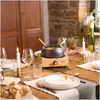 Livoo Fonduetopf 2 L 800 W Schwarz und Holz für 8 Personen Produktbild-Vorschau 7
