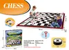 Tapis de jeu XL 130 x 93 cm, plateau 2 en 1 pour les échecs Voir les images du produit 1