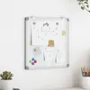 vidaXL Magnetická tabuľa 40x40x1,7 cm hliník Náhľad obrázku produktu 2
