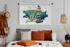 MuchoWow® Wandteppich Wandbehang Steine - Meer - Pflanzen Produktbild-Vorschau 4