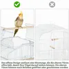 Cage à oiseaux 591824 blanche, 46 x 35 x 92,5 cm, blanche Voir les images du produit 7