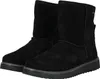 A pair of black suede boots on a white background. Anteprima dell’immagine prodotto