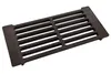 A dark brown cast iron grate is shown from a slightly elevated angle against a white background. Náhled obrázku produktu