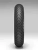 A studio shot of a motorcycle tire against a gradient background. Náhled obrázku produktu