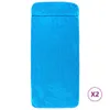 vidaXL Strandtücher 2 Stk. Türkis 60x135 cm Stoff 400 GSM Produktbild-Vorschau 1