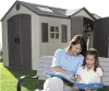 Szopa plastikowa Lifetime Residenz jasnoszara 244x457x244 Podgląd zdjęcia produktu 14