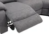 Ecksofa mit Relaxfunktion, gepolstert, hellgrau - RIETI Produktbild-Vorschau 8