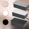 Three retractable power outlets with USB ports are displayed in different colors against a gradient background. Produktbild-Vorschau