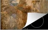KitchenYeah© Herdabdeckplatte Gold - Rost - Abstrakt , Produktbild-Vorschau 1
