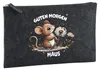 Huuraa Kulturbeutel Guten Morgen Maus 1 Liter Charcoal Filz Produktbild-Vorschau 1
