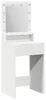 vidaXL Toaletka z półką biała 50 x 41 x 135 cm materiał Podgląd zdjęcia produktu 1