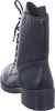 A black lace-up boot is shown from the back. Podgląd zdjęcia produktu