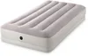 A gray and white inflatable mattress on a white background. Produktbild-Vorschau