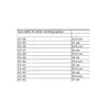 A size chart for Destin running spikes. Náhled obrázku produktu