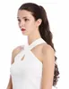 WIG ME UP Zopf Pferdeschwanz Lang Lockig Braun N440-V-6 Produktbild-Vorschau 3