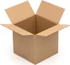 An open cardboard box on a white background. Produktbild-Vorschau