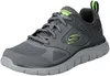 A single gray Skechers athletic shoe is shown against a white background. Anteprima dell’immagine prodotto