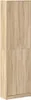 A tall, narrow wardrobe with two doors, presented against a plain white background. Produktbild-Vorschau