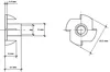 Einschlagmuttern M8 x 11 mm mit 4 Einschlagspitzen, Produktbild-Vorschau 2