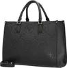 Elegante schwarze Damenschultertasche mit viel Stauraum und Produktbild-Vorschau 5