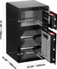 SucceBuy Coffre-fort à double porte, 4,5 pieds cubes, noir, Voir les images du produit 8