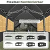 Sekey Faltpavillon 3x6 m wasserdicht UV50+ Gartenpavillon Produktbild-Vorschau 3