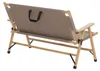 Bambus Campingbank MCW-Q40, Outdoorbank Picknickbank Produktbild-Vorschau 8