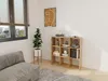 A living room scene with a bookshelf, sofa, and plant. Náhľad obrázku produktu