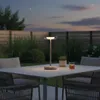 Lampe à poser de luxe Mykonos - Taupe - H26 x Ø11 Voir les images du produit 8