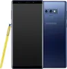 A blue Samsung Galaxy Note 9 smartphone with a yellow stylus is shown against a white background. Anteprima dell’immagine prodotto