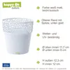 10er-Set Kunststoff Blumentopf Ibo weiß   Ø 12,0 cm H 12,0 Produktbild-Vorschau 4