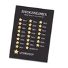 Postkarte Adventskalender STERNE Weihnachtskalender Produktbild-Vorschau 1