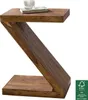 Wohnling Sheesham Table d'appoint \"Z\" en bois massif Cube Voir les images du produit 8