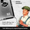 LANOLU Retro Blechschild Ab hier lächeln, Blechschilder Produktbild-Vorschau 6