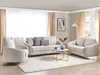 BELIANI 2-Sitzer Sofa Hellbeige Stoffbezug mit Armlehnen Produktbild-Vorschau 4