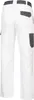 Back view of white work pants with gray accents. Produktbild-Vorschau