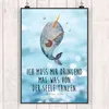 Mr. & Mrs. Panda Bild Narwal Gitarre DIN A4 - Oceanblue - Produktbild-Vorschau 2