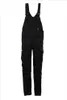 A black pair of overalls is shown against a white background. Produktbild-Vorschau