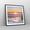 Gerahmtes Poster - Schwarzer Rahmen - Sonne Strand Vögel - Produktbild-Vorschau 8