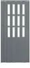 Schiebetür Falttür H. 203 cm Türbreite bis 85 cm Tür Grau Produktbild-Vorschau 1