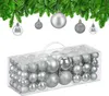 Set da 76 palline natalizie Relaxdays, in plastica, palline Anteprima dell’immagine prodotto 1